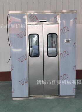 自动无尘车间风淋室清洁间风淋室风淋房食品厂手动风淋门山东