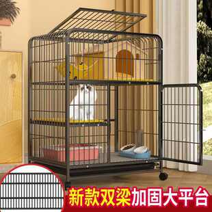 特大号猫笼猫窝猫舍家用超大空间室内带厕所可拆卸猫别墅