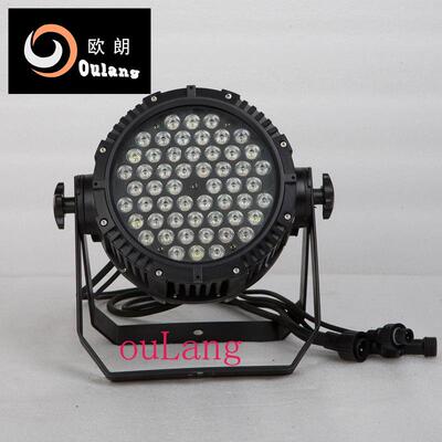 led舞台灯光 54颗3Wled防水帕灯户外演出led帕灯婚庆染色灯全彩