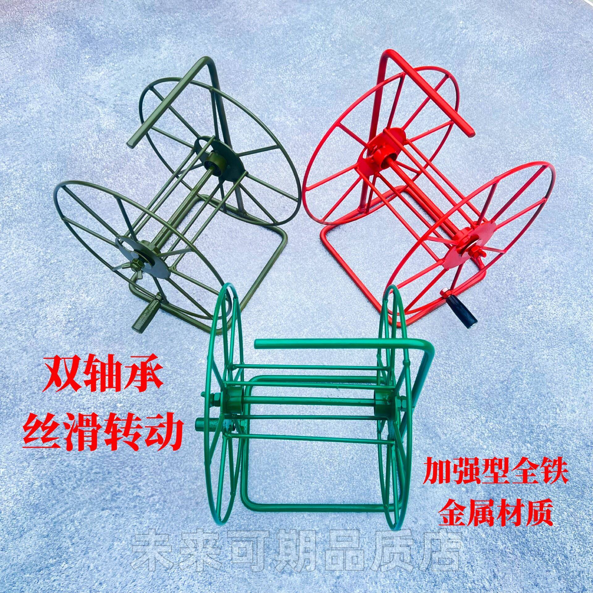 卷线器绕管盘绕绳卷线盘空盘绕线盘手摇线盘可携式电线收纳收线卷