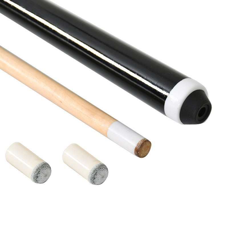 美式大头台球杆 1/2两节式台球杆 中式九球实木57