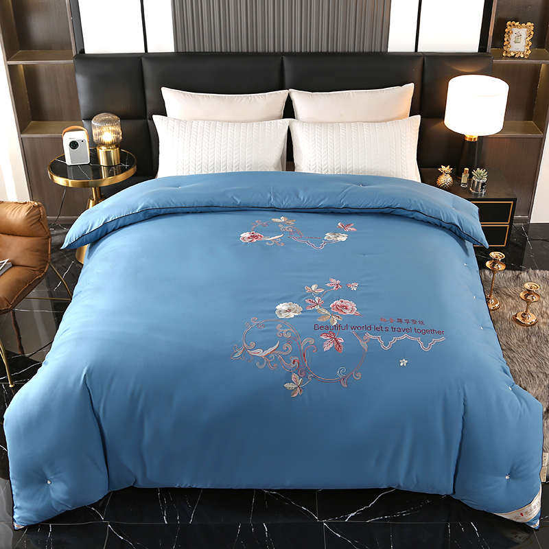 蚕丝被儿童夏凉被子被芯春秋空调被全生态棉被子保暖加厚单人双人