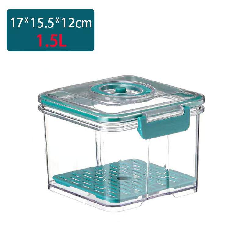 抽真空密封收纳盒收纳盒密封防潮储物罐点心储存瓶冰箱塑料食物盒