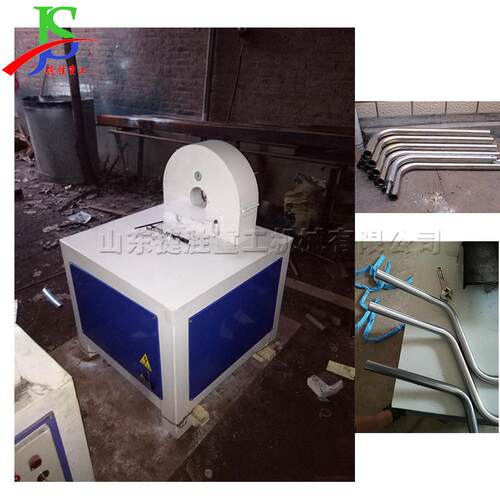 建筑工程弯管砂光机小型弯曲圆管抛光机全自动椭圆扁管打磨设备