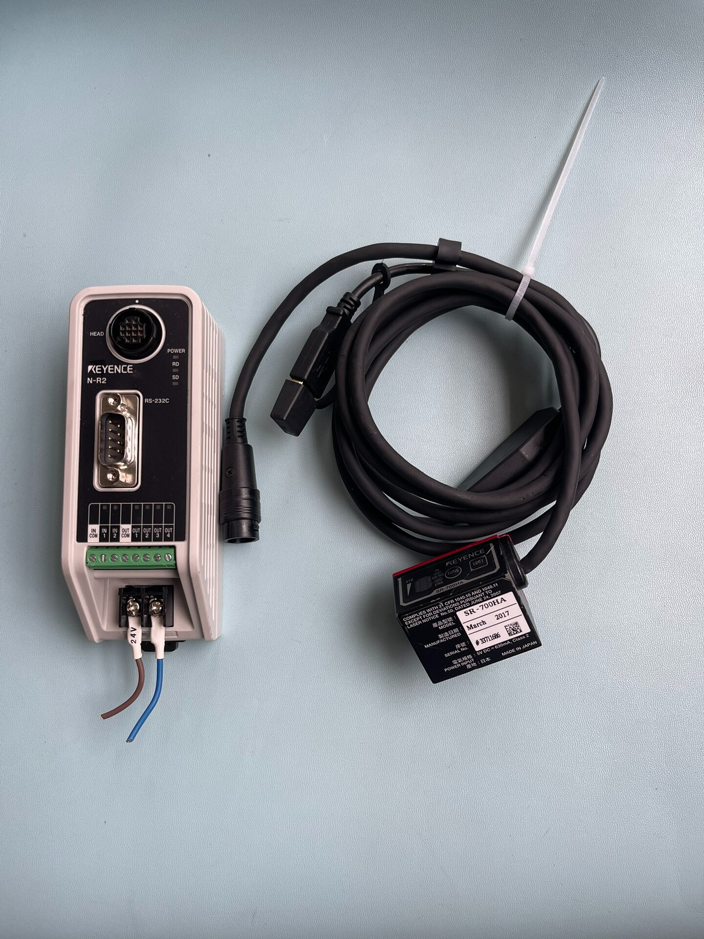 SR-700HA N-R2 一套基恩士 扫描仪 激光头有掉漆