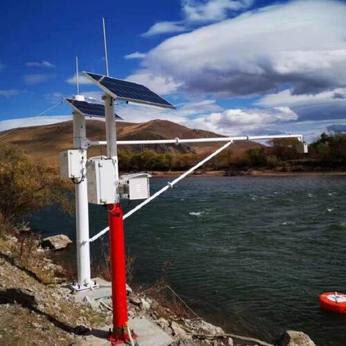 太阳能监控杆1米GNSS位移监测站立柱 水纹雨量河道监测立杆预警