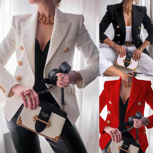 Women's suit short jacket 女装西装短外套女