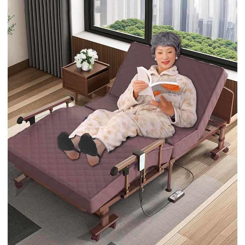 电动折叠床 乳胶棕垫床遥控升降调节单人老病人陪护理折辅助起床