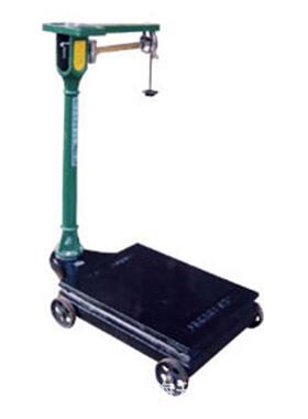 老式秤砣机械磅秤TGT-100kg带轮子机械台秤500kg铸铁秤1t2t称砣磅