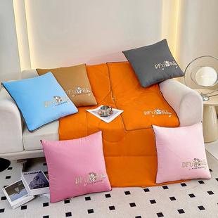 车载全棉枕被两用用午睡毯可洗机四季 阳光1二 多功能被抱子抱枕JD