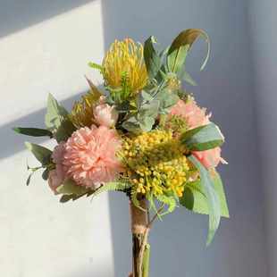 新品 花花束ins仿真2020手札货源假m137婚礼花批发