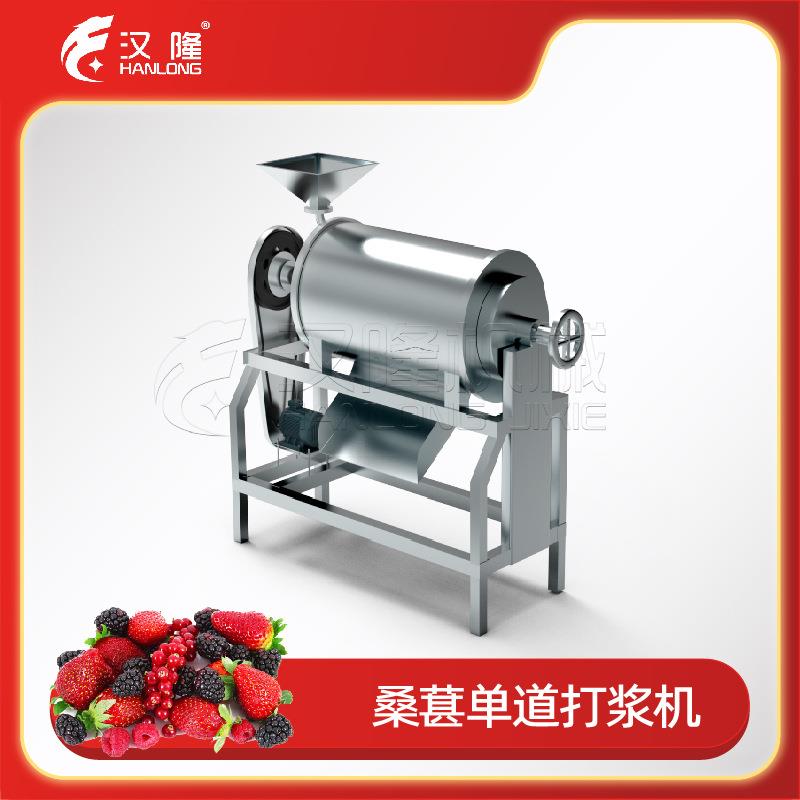 不锈钢工业桑葚单道打浆机蓝莓红枣酸角果蔬去皮打浆机厂价出售