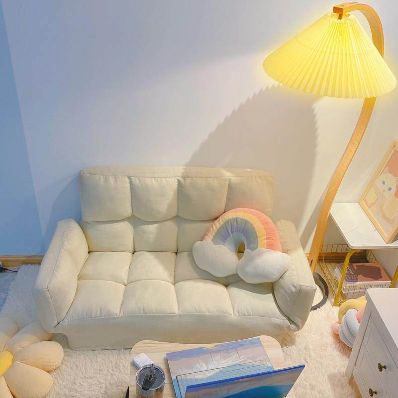 懒人沙发双人出租房卧室单人小沙发小户型榻榻米阳台可折叠沙发床