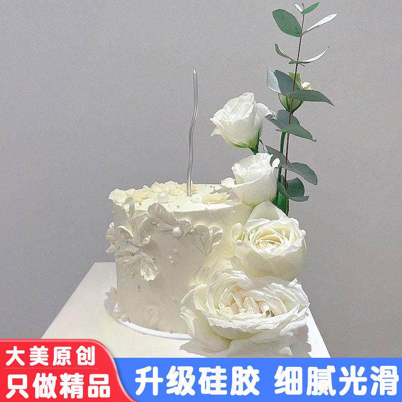 仿真蛋糕模型2025新款网红鲜花花卉女神创意定制假塑胶样品道具