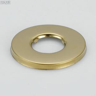 金色不锈钢装饰盖圆形方形淋浴花洒加厚加宽加大角阀盖遮丑盖片