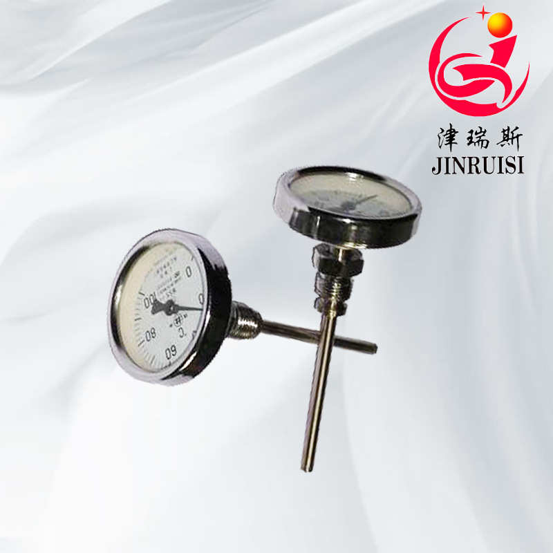 轴向型双金属温度计WSS-401不锈钢双金属温度计