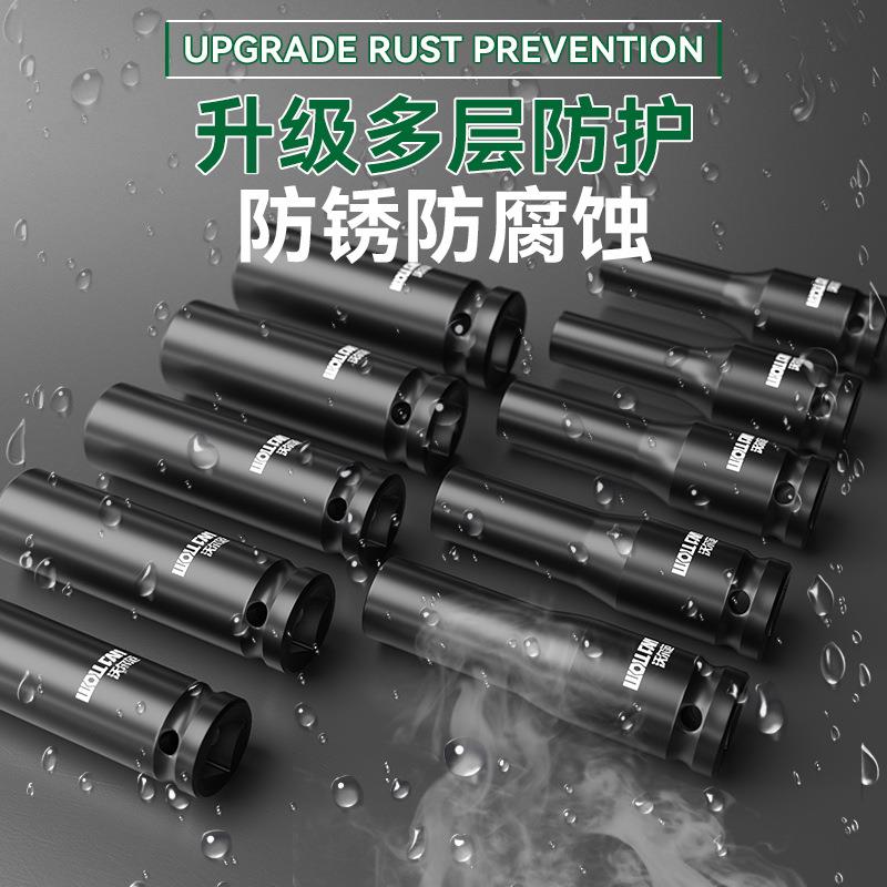 23件气动风炮加长套筒组套电动棘轮扳手连接杆转接头汽修工具套装