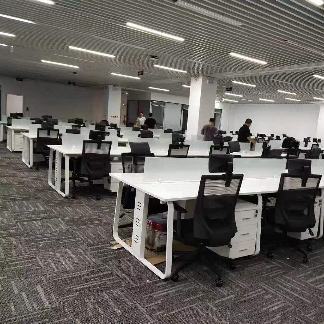 北京办公家具板式办公桌双人工作位卡座4人位员工桌