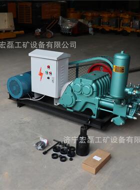 B20三缸泥井浆注浆机卧W式活塞往复灌浆泵ITE矿用钻泥5浆输送泵