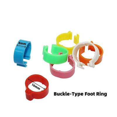 1Pack/70Pcs Poultry Chicken Foot Rings without Words Inner