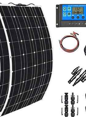 单晶太阳能板120W18V太阳能电池板太阳能光伏组件太阳能系统柔性