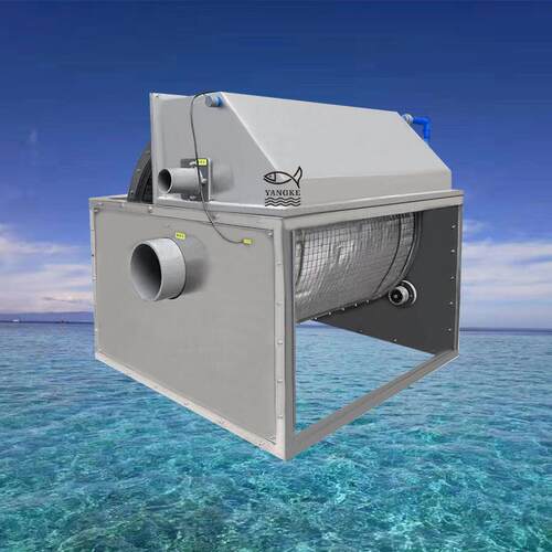 厂家直供工厂化循环水养殖设备低耗滚筒过滤304不锈开式微滤机