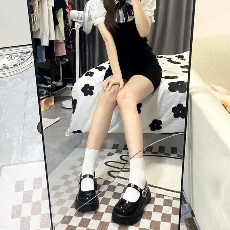 漆皮皮鞋学院2026新款夏季女鞋浅口单鞋法式裙子玛丽珍鞋