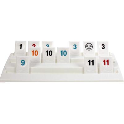 Rummikub完整的原始游戏与全尺寸的架子玩具