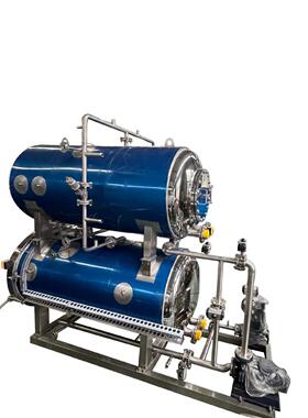 牛肉干杀菌锅机械全自动肉制品双层杀菌设备不锈钢材质