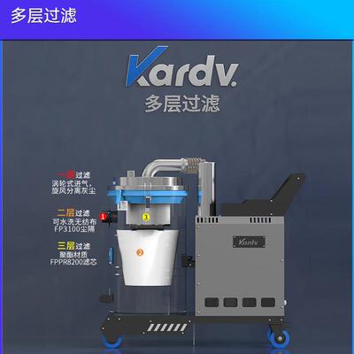 凯德威尘SK-610工业尘器工厂吸车SCK间大功率工业尘机粉集尘吸机