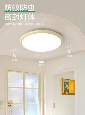 过道灯走廊灯led三防吸顶约浴室厨房灯具入户玄关阳台灯Z125