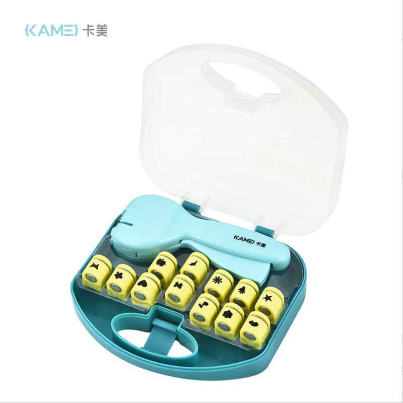 卡美压花器套装可换式小号打孔器幼儿园儿童手工剪纸多图案压花机