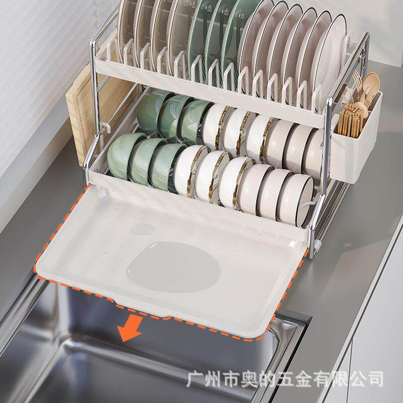 的INS厨房碗沥水架WDJ-2019家用台面置物架多功能盘多奥层放碟碗