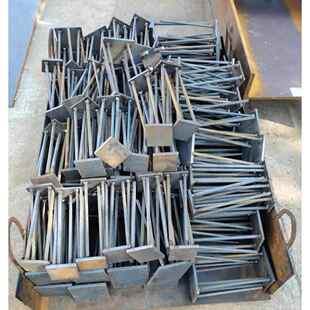 预埋钢板铁板焊接定做路灯基础预埋件底座立柱镀锌幕墙钢结构配件