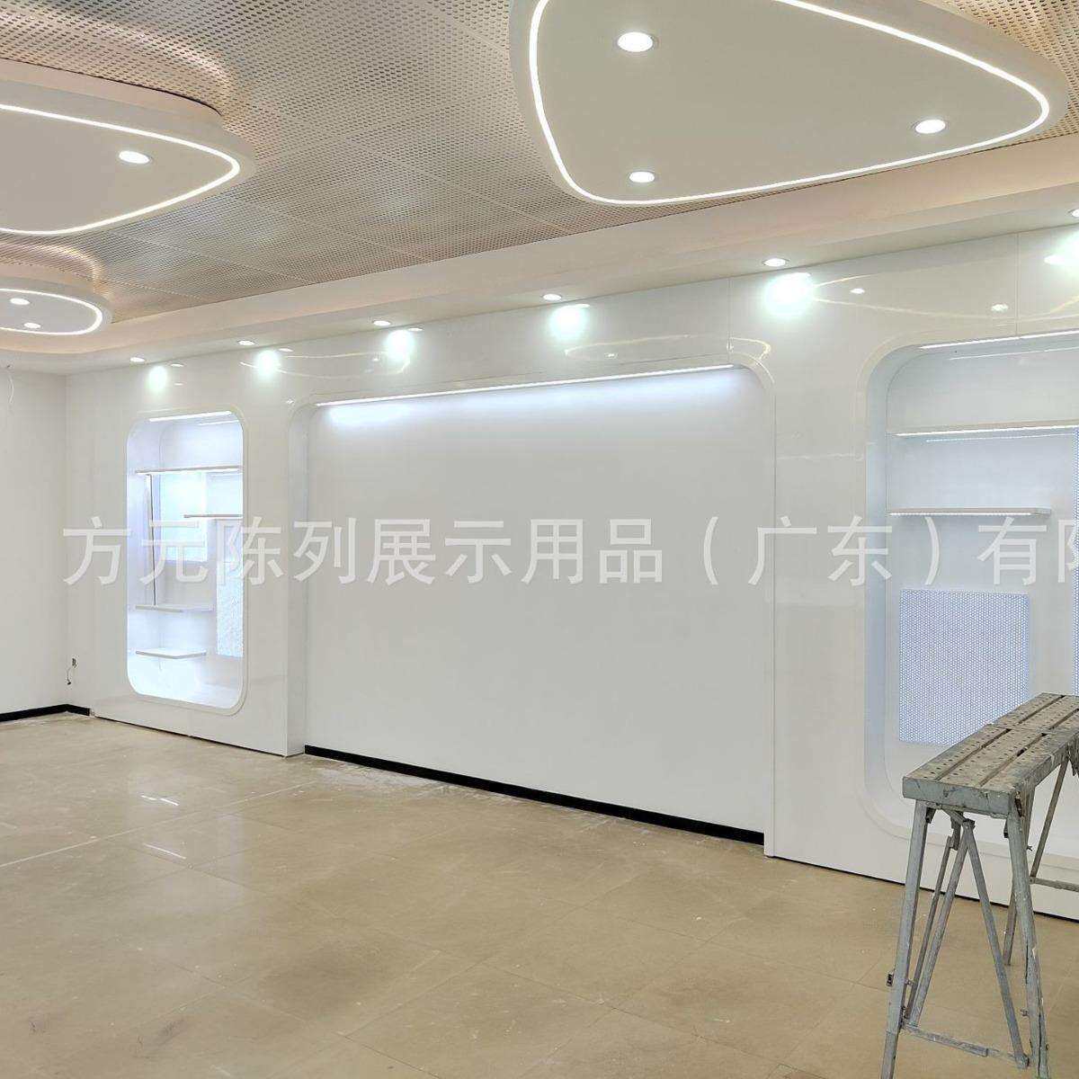 公司展厅会议厅企业墙面展柜制作整店设计样品间展示柜展览道具