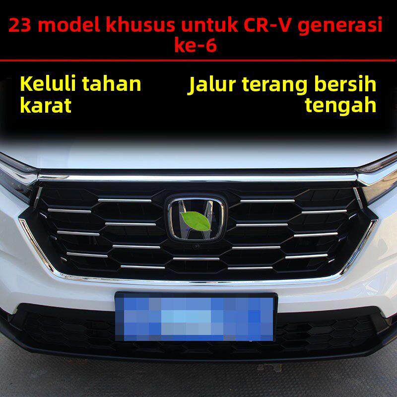 适用本田23款CRV改装专用车头身车窗后备箱饰条crv保险杠中网亮条