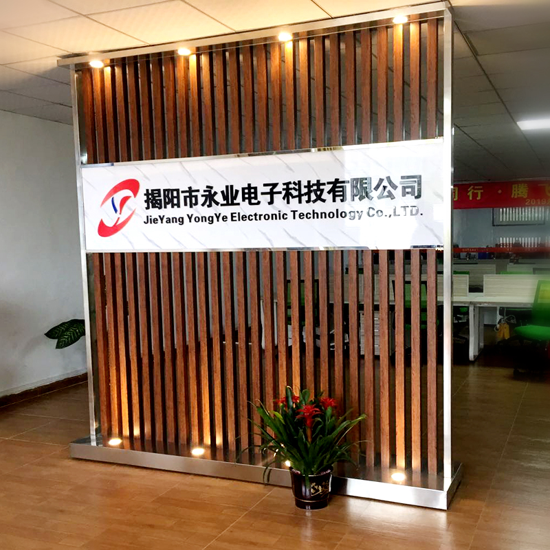 公司办公室隔断屏风背景墙设计形象LOGO墙玄关格栅可移动logo屏风