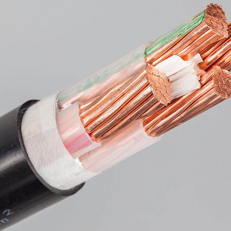 人民线缆 厂家直销电线电缆国标纯铜YJV四芯4*50平方铜芯电力电缆
