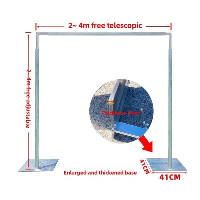 婚庆道具新款铁艺kt板支架可伸缩背景架双杆式纱幔架加大加厚底座,节庆用品/礼品,拱门,淘宝优惠券,粉丝福利购,淘宝优惠卷