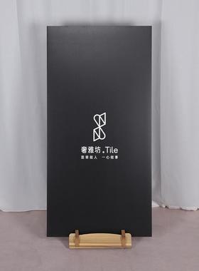 黑色哑光大理石600x1200岩板瓷砖客餐厅厨房卫生间防滑地砖墙砖