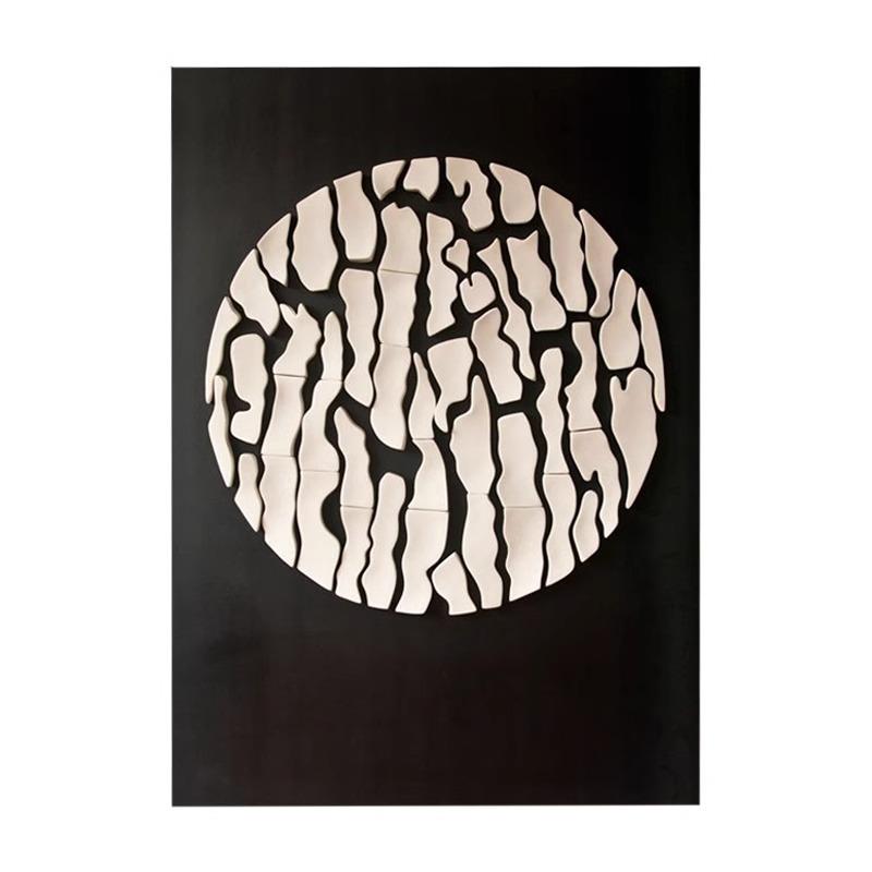 轻奢法式客厅背景墙装饰画高级感设计师款样板间挂画玄关走廊抽象