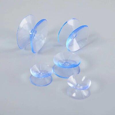 10Pcs/lot Pvc Transparent Double Sided Suction Cup-Sucker