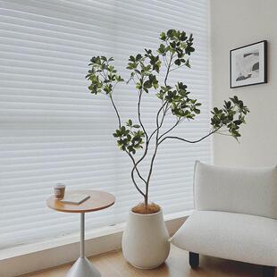 轻鸭掌木楼夏家鸭木仿真室绿植掌内客厅盆栽高端奢装饰摆件落地仿