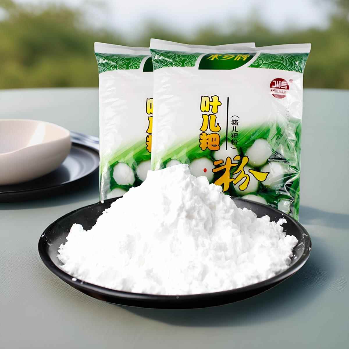 水乡叶儿粑粉1kg*2袋四川特产猪儿粑正宗特色小吃汤圆粉糯米粉