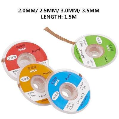 1PCS Desoldering Wire 1.5mm Braid Soldering Mesh Welding