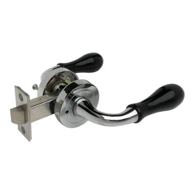 陶瓷锁把手锁木门锁卫生间双侧门锁房门锁white door handle