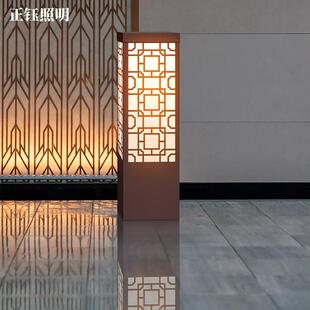 现代中式太阳能草坪灯户外防水别墅花园景观灯小区公园led草地灯