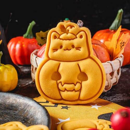 Halloween Cookie Cutter Cartoon Ghost Pumpkin Cat Cookie Sta