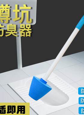 厕所蹲便器堵臭器家用卫生间马桶防臭塞堵头蹲坑蹲式盖板堵臭神器