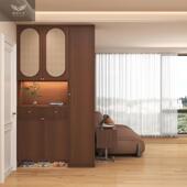 柜带换凳口门厅隔柜家用门多层储 玄关柜一体鞋 新中式 入户GJS断鞋